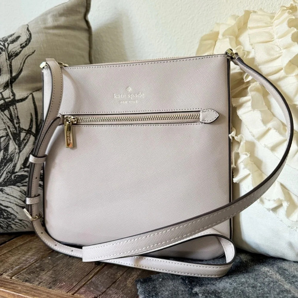 Kate Spade Sadie North South Crossbody Tusk Leather Minimalist Chic Classic - Picture 3 of 16